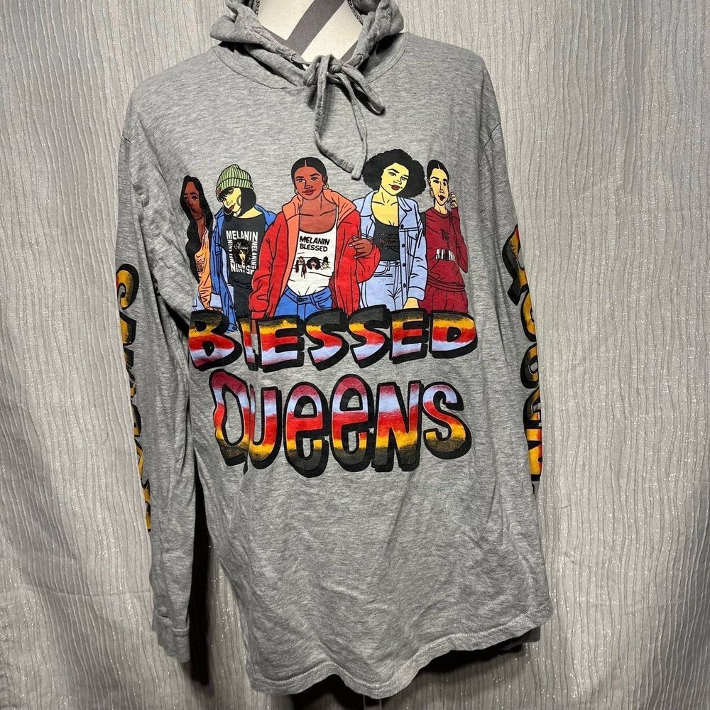 thin grey Hoodie